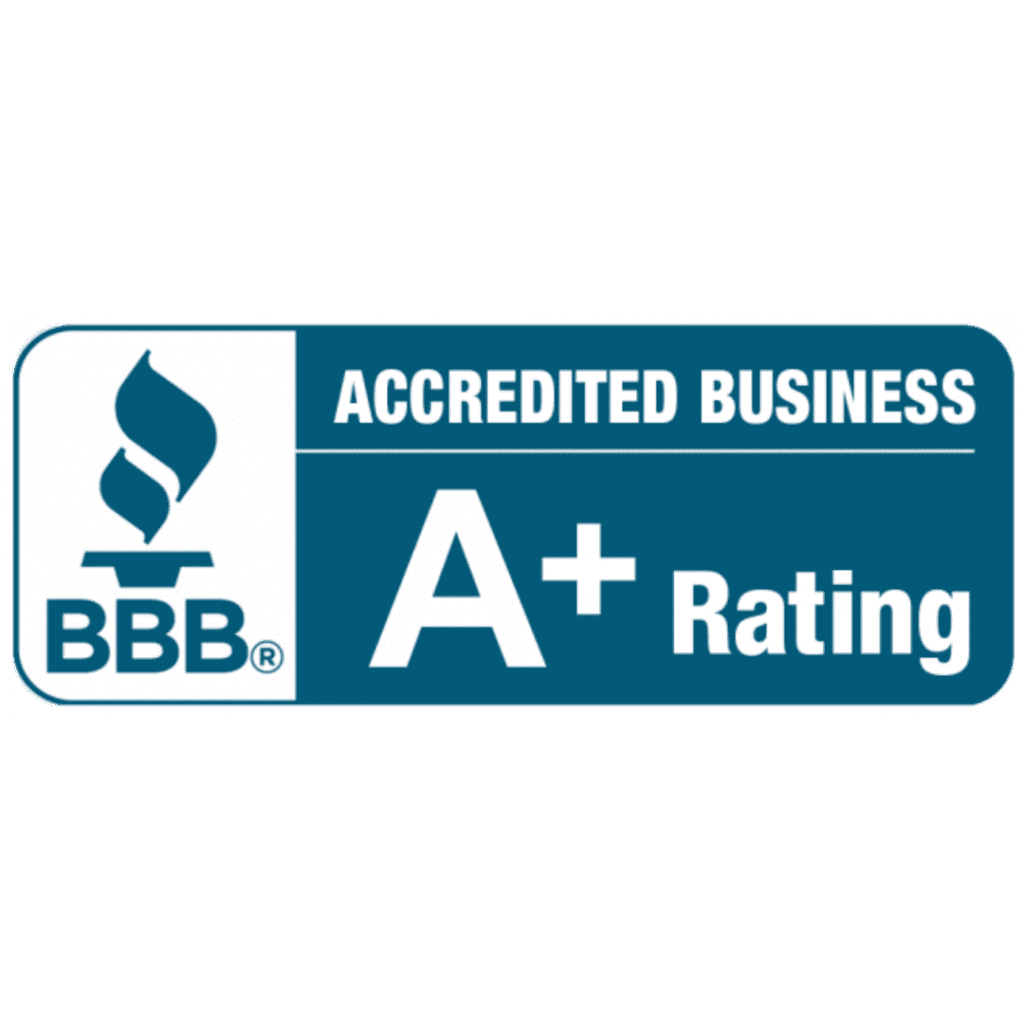 We are proud to be accredited A+ Rating from the Better Business Bureau