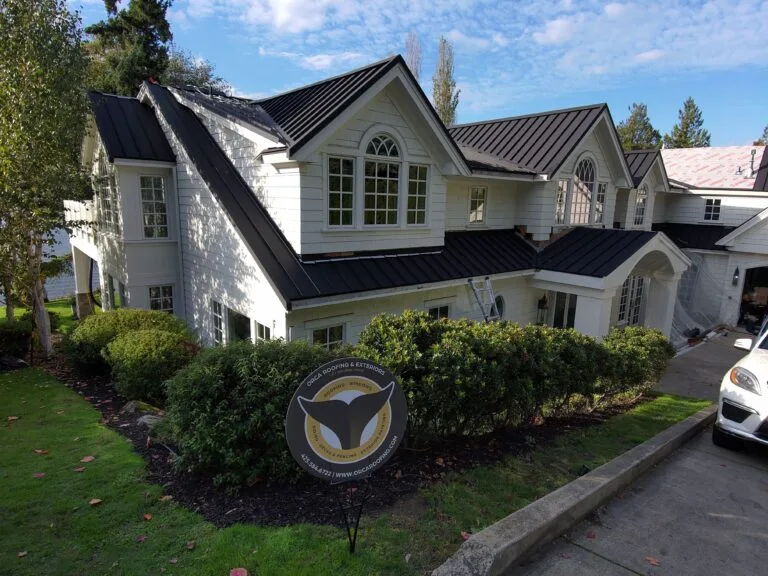 roof replacement project in the puget sound