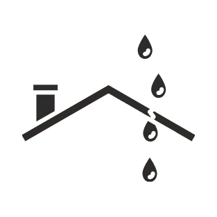 active roof leak