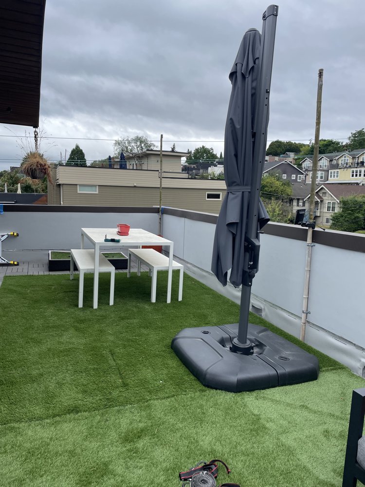 Orca Roofing & Exteriors' Seattle deck project, transforming outdoor living.

