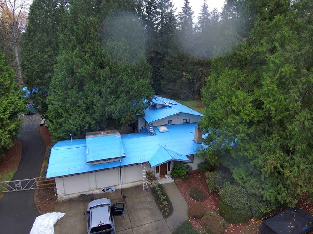 Nuray Metal roof adding long-term protection and value to a Bellevue home.

