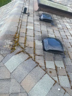 Wind damage roof