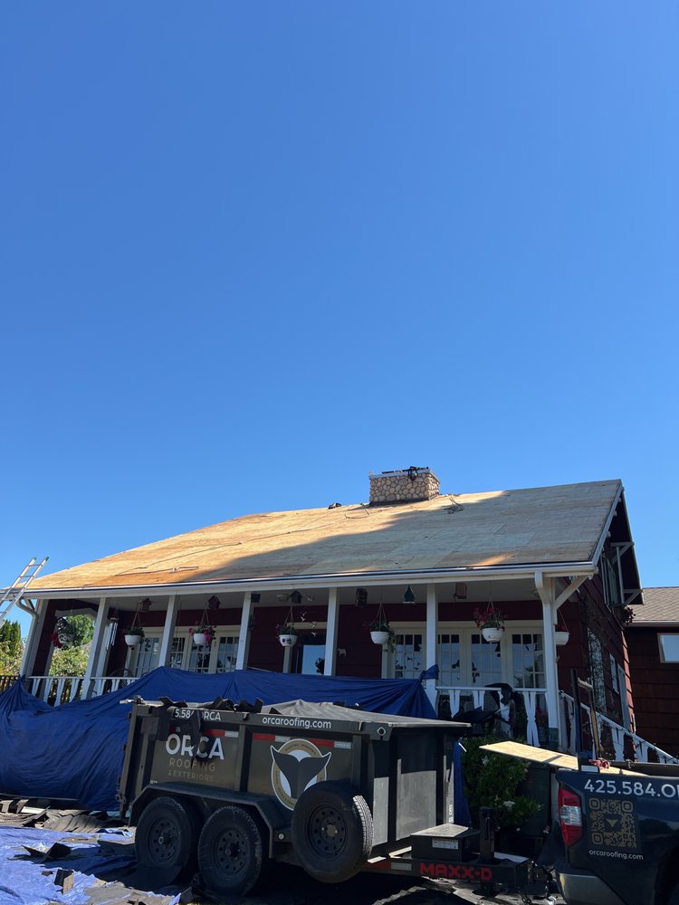Orca Roofing's shingle roof project protecting a Renton home.

