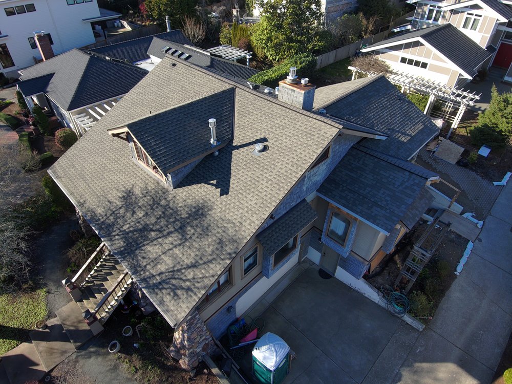 A complete shingle replacement in Kirkland, Washington by Orca Roofing