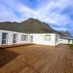 Large backyard deck replacement with TimberTech materials