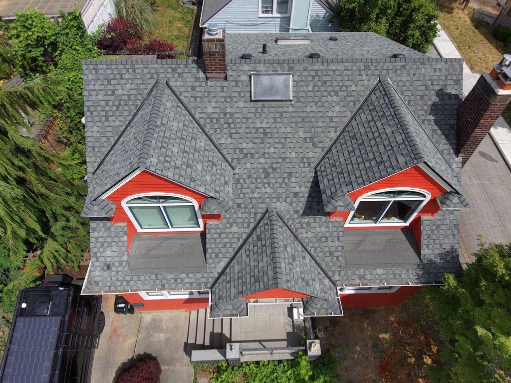 residential roof replacement in Fircrest done by orca roofing
