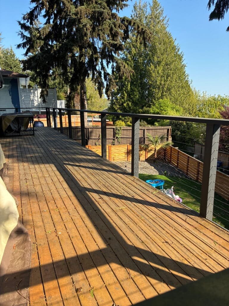 deck made by orca roofing in puget sound
